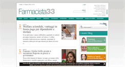 Desktop Screenshot of farmacista33.it