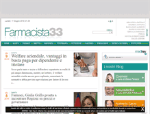 Tablet Screenshot of farmacista33.it